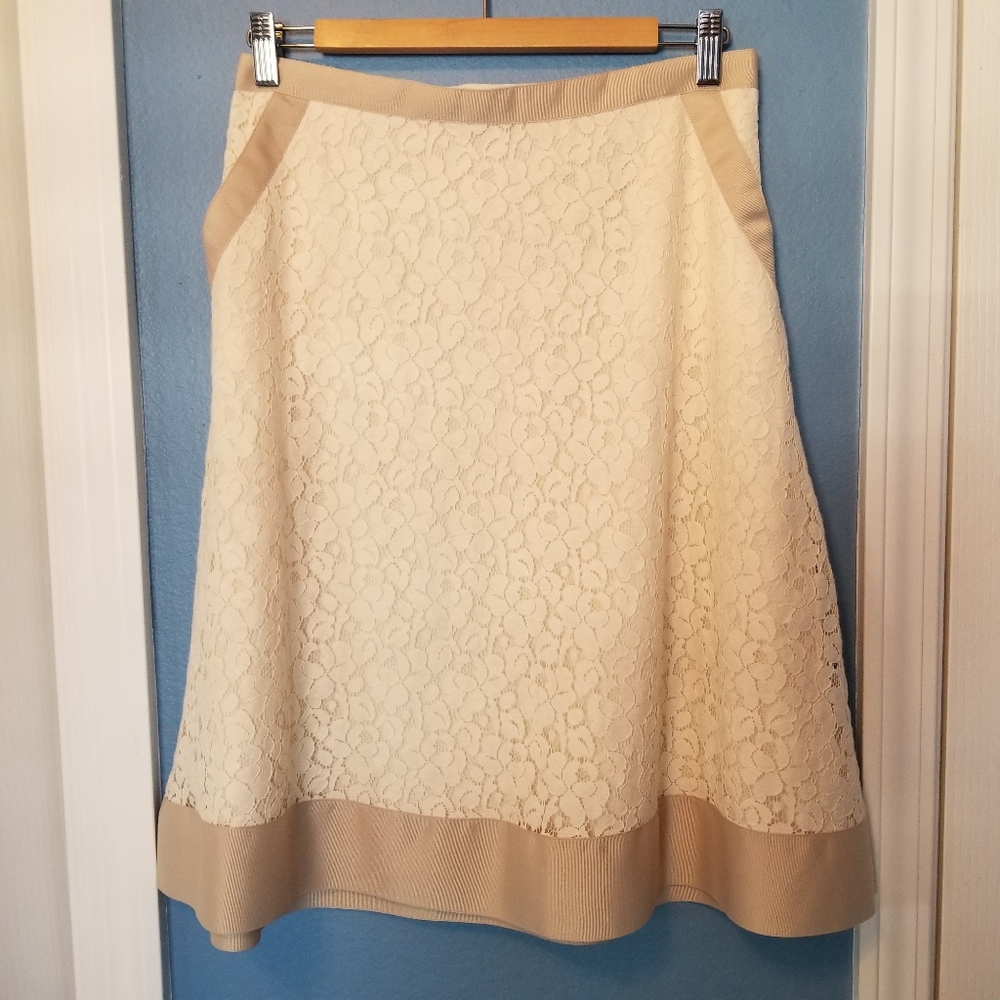 Isaac Mizrahi for Target cream lace skirt (6)